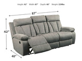 Mitchiner Reclining Sofa with Recliner