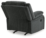 Draycoll Slate Reclining Loveseat With Console And Recliner