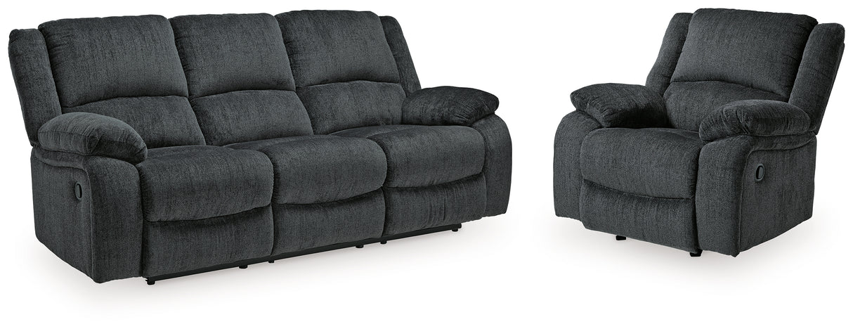 Draycoll Slate Reclining Sofa And Recliner