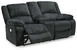 Draycoll Slate 2 Power Reclining Loveseats And Recliner