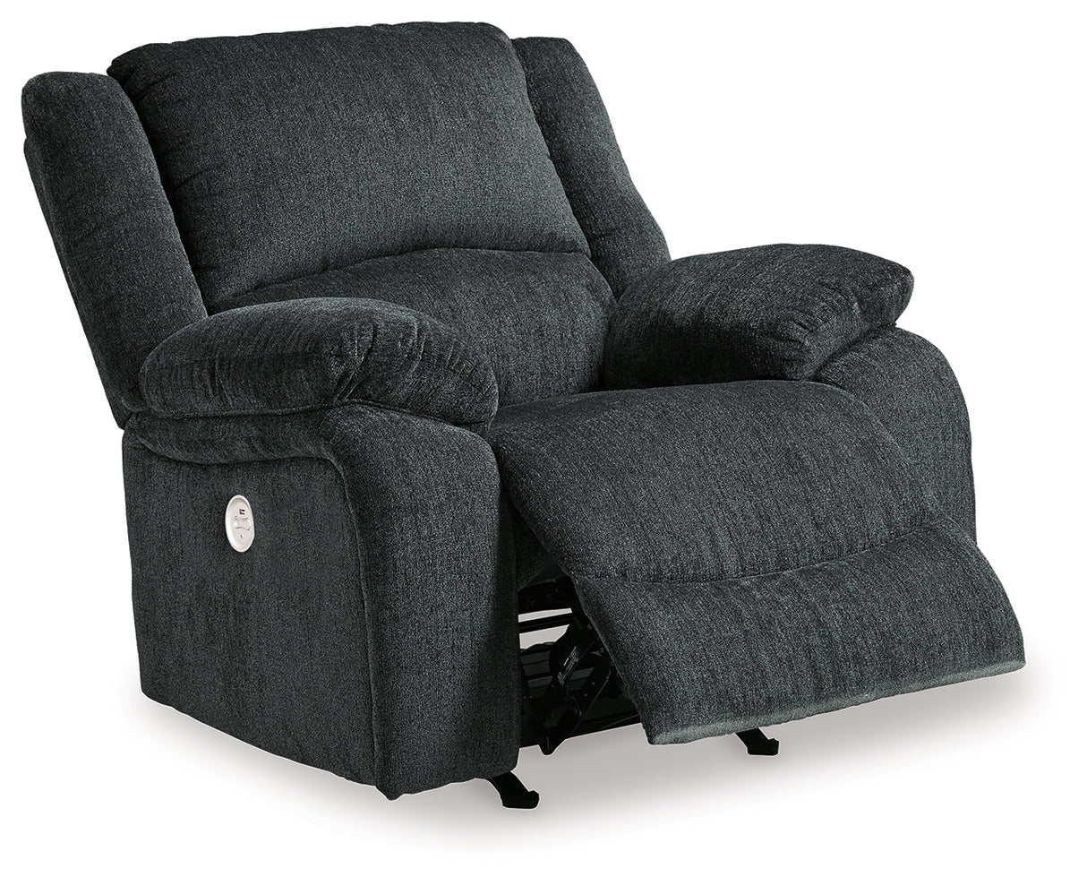 Draycoll Slate 2 Power Reclining Loveseats And Recliner