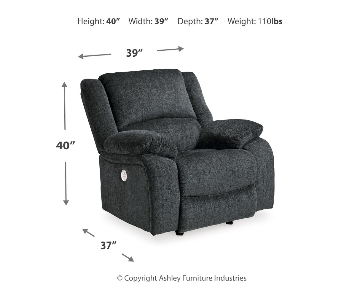 Draycoll Slate Power Recliner