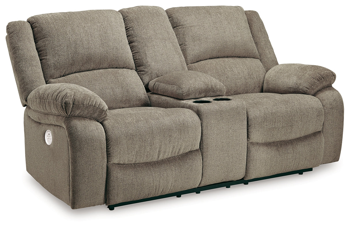 Draycoll Power Reclining Sofa and Loveseat