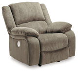 Draycoll Pewter Power Recliner