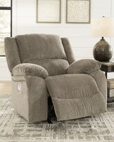 Draycoll Pewter Power Recliner