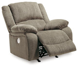 Draycoll Pewter Power Recliner