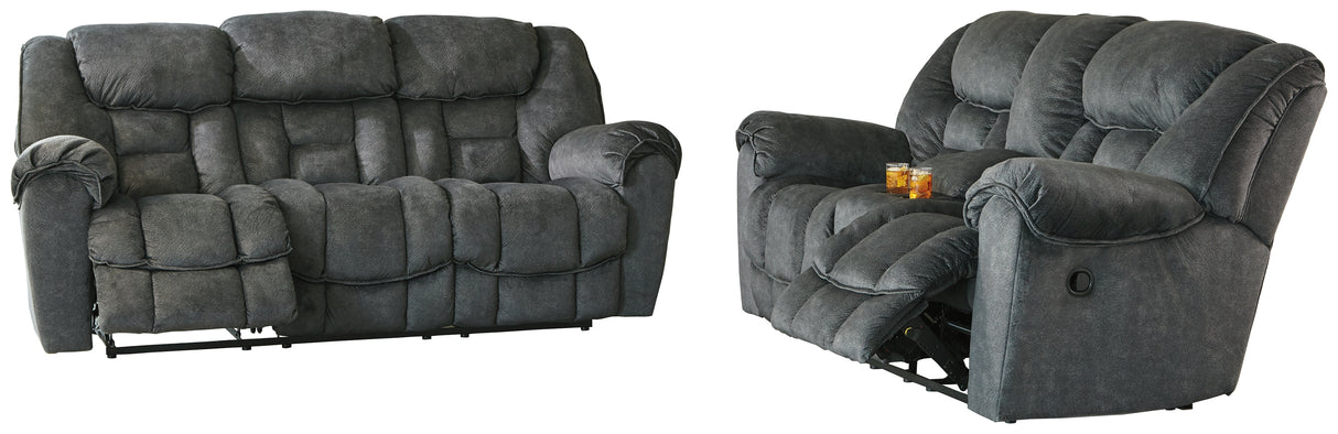 Capehorn Reclining Sofa and Loveseat