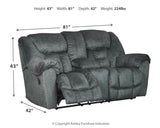 Capehorn Reclining Loveseat and 2 Recliners