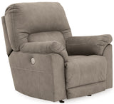 Cavalcade Slate Power Reclining Sofa, Loveseat And Recliner