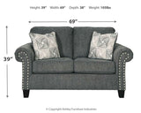 Agleno Sofa and Loveseat