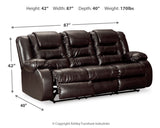 Vacherie Reclining Sofa, Power Loveseat and Recliner