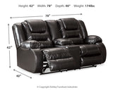 Vacherie Reclining Sofa and Loveseat