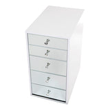 SlayStation® 5-Drawer Mirrored Vanity Storage Unit