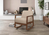 Carton Printed 7Cm-1168: Rocker Accent Chair, Brown,