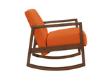 Carton Printed 7Cm-1168: Rocker Accent Chair, Orange