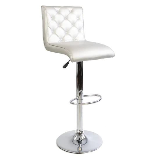 Elizabeth Crystal Tufted Vanity Stool