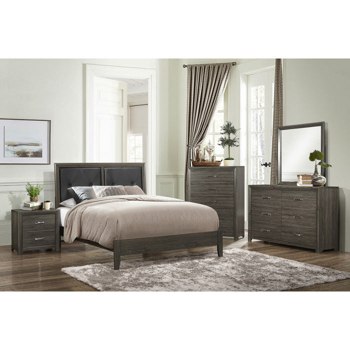 Edina Dark Gray Dresser