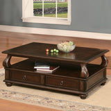 Amado Walnut Finish Coffee Table