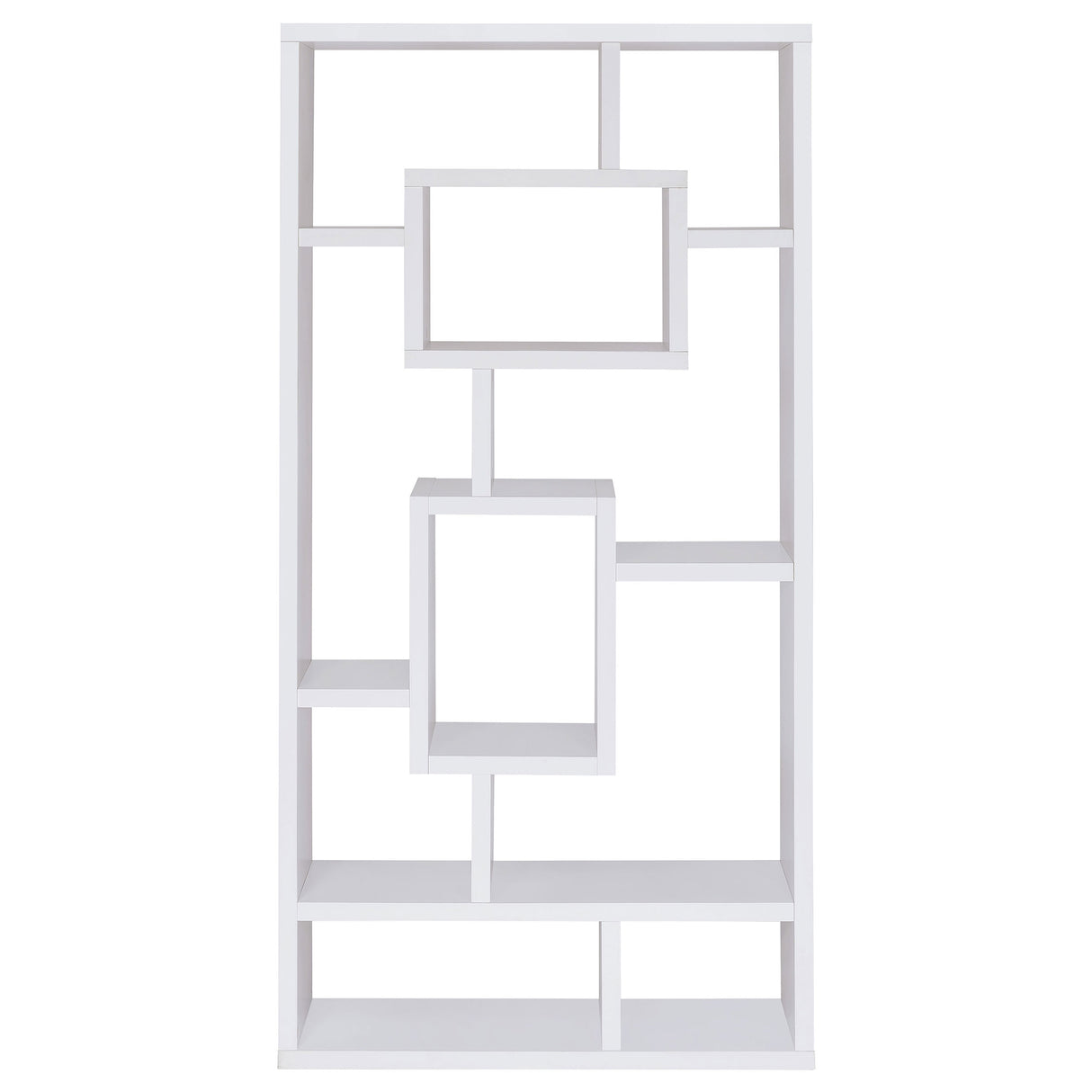 Howie 10-Shelf Bookcase White