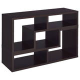 Velma Convertible Tv Console And Bookcase Cappuccino