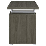 Brennan 3-Drawer Office Desk Weathered Grey