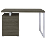 Brennan 3-Drawer Office Desk Weathered Grey