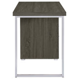 Brennan 3-Drawer Office Desk Weathered Grey