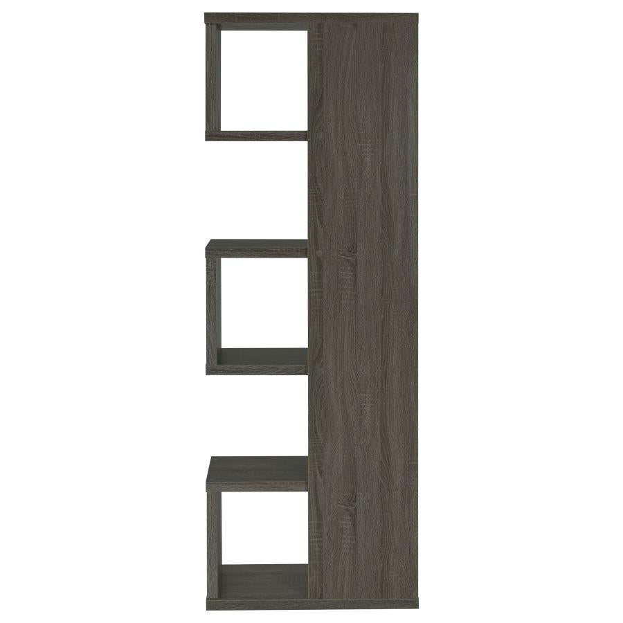 Joey 5-Tier Bookcase Weathered Grey