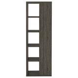 Harrison 5-Tier Bookcase Weathered Grey