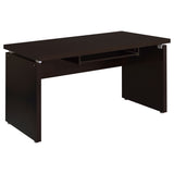 Skylar Cappuccino L-Shape Desk With Mobile File Cabinet