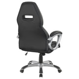 Bruce Adjustable Height Office Chair Black And Silver