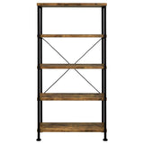 Analiese 4-Shelf Bookcase Antique Nutmeg