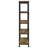 Analiese 4-Shelf Bookcase Antique Nutmeg