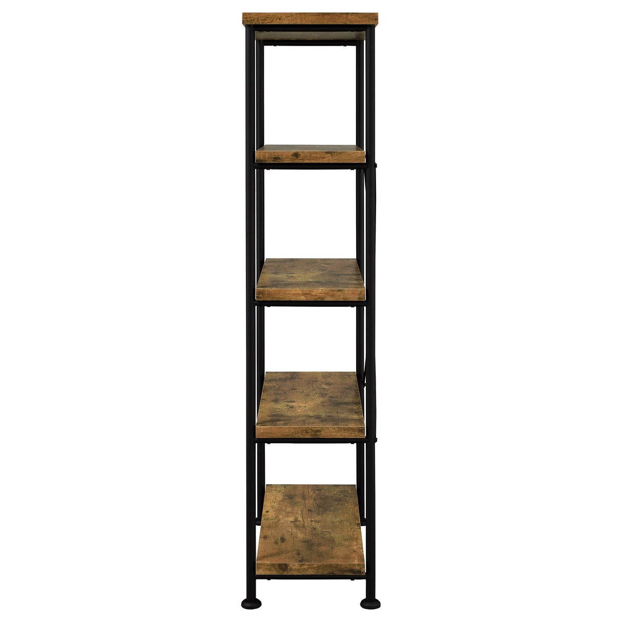 Analiese 4-Shelf Bookcase Antique Nutmeg