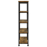 Analiese 4-Shelf Bookcase Antique Nutmeg