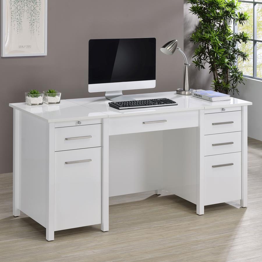 Dylan 4-Drawer Lift Top Office Desk