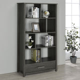 Dylan Rectangular 8-Shelf Bookcase