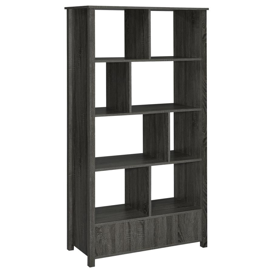 Dylan Rectangular 8-Shelf Bookcase