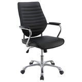 Chase High Back Office Chair Black And Chrome