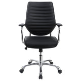 Chase High Back Office Chair Black And Chrome