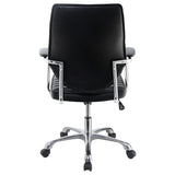 Chase High Back Office Chair Black And Chrome