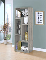 Velma Convertable Bookcase And Tv Console Grey Driftwood