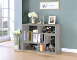 Velma Convertable Bookcase And Tv Console Grey Driftwood