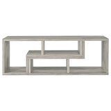 Velma Convertable Bookcase And Tv Console Grey Driftwood