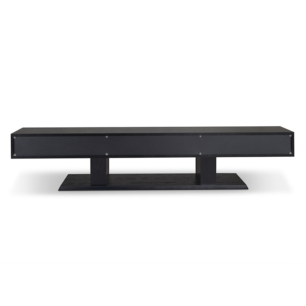 Follian Black Finish Tv Stand