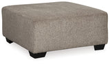 Ballinasloe Platinum Oversized Ottoman