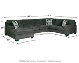 Ballinasloe 3-Piece Sectional and Ottoman