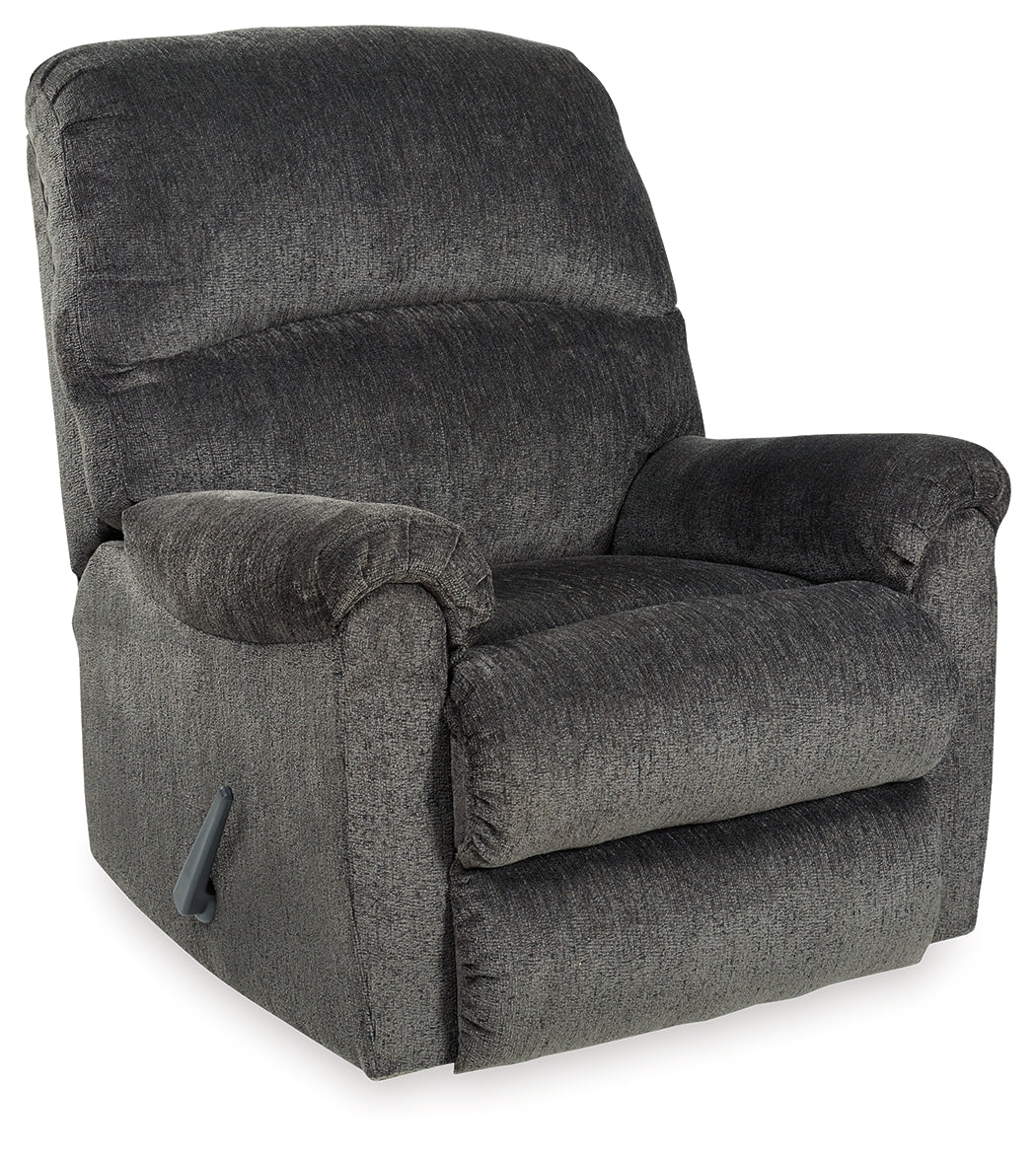 Ballinasloe 3-Piece Sectional, Recliner and Ottoman