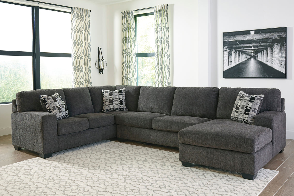 Ballinasloe 3-Piece Sectional and Ottoman