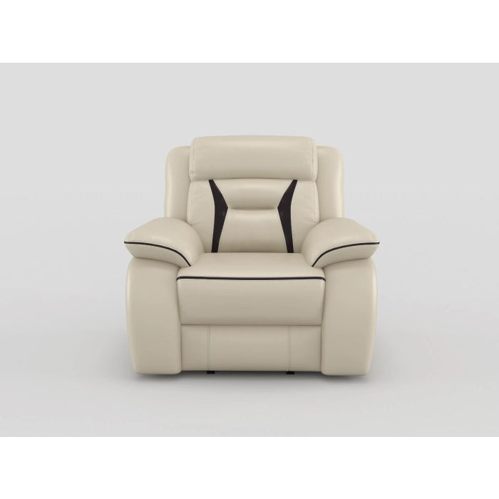 Amite Beige Glider Reclining Chair